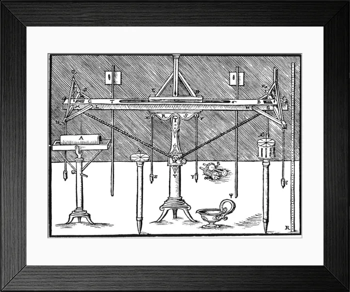 Framed Print : A surveyors level, 1547 Framed Print : A surveyors level, 1547