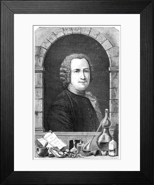 Framed Print : Guillaume Francois Riuelle, 18th century French chemist, 1874 Framed Print : Guillaume Francois Riuelle, 18th century French chemist, 1874