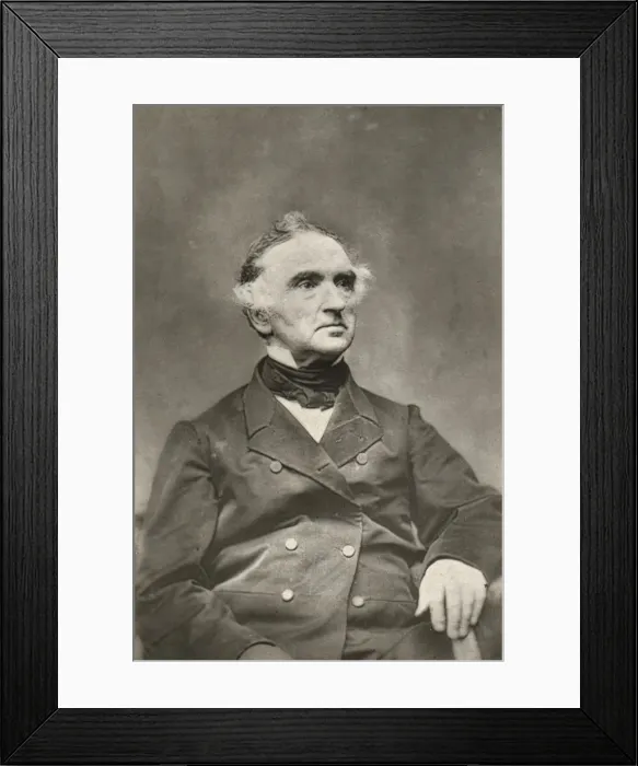 Framed Print : Justus von Liebig, German chemist, 1866 Framed Print : Justus von Liebig, German chemist, 1866