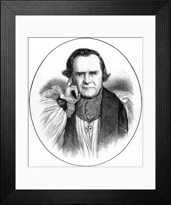 Framed Print : Samuel Wilberforce, English prelate, 1873 Framed Print : Samuel Wilberforce, English prelate, 1873