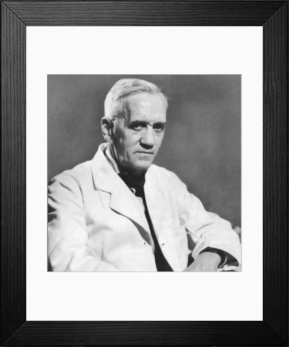 Framed Print : Alexander Fleming, Scottish bacteriologist, c1930s Framed Print : Alexander Fleming, Scottish bacteriologist, c1930s