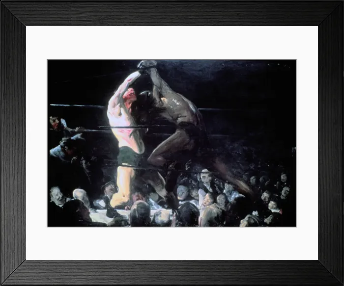 Framed Print : Both Members of This Club, 1909. Artist: George Wesley Bellows Framed Print : Both Members of This Club, 1909. Artist: George Wesley Bellows