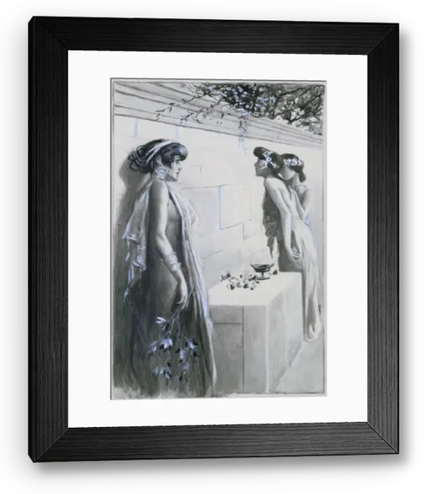 Framed Print : Aphrodite, 1896. Artist: Antoine Calbet Framed Print : Aphrodite, 1896. Artist: Antoine Calbet