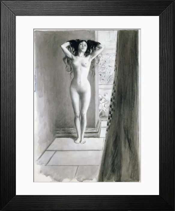Framed Print : Aphrodite, 1896. Artist: Antoine Calbet Framed Print : Aphrodite, 1896. Artist: Antoine Calbet