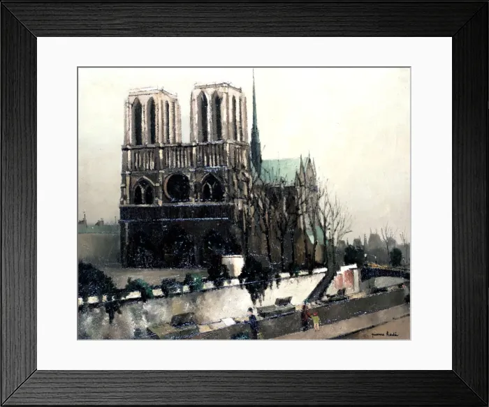 Framed Print : Notre Dame de Paris, c1900-1942 Artist: Pierre Hode Framed Print : Notre Dame de Paris, c1900-1942 Artist: Pierre Hode