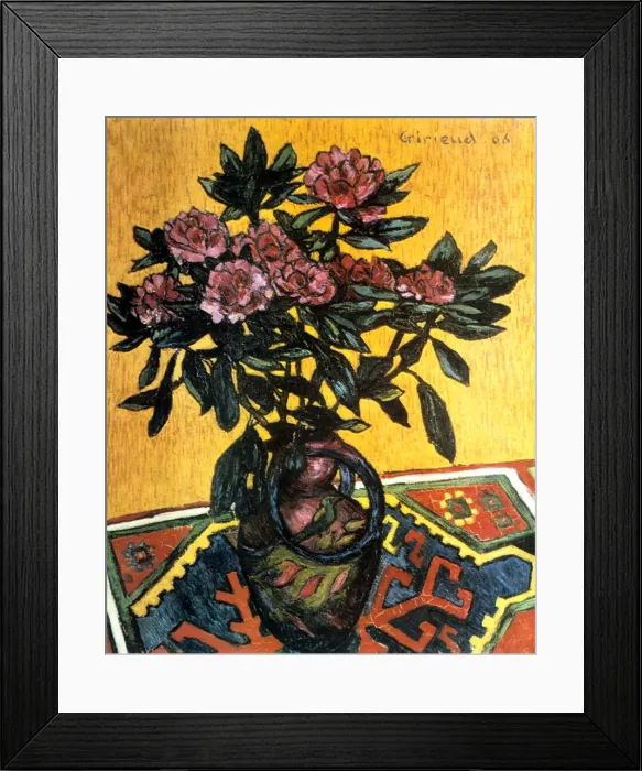Framed Print : Peonies, 1906. Artist: Pierre Paul Girieud Framed Print : Peonies, 1906. Artist: Pierre Paul Girieud
