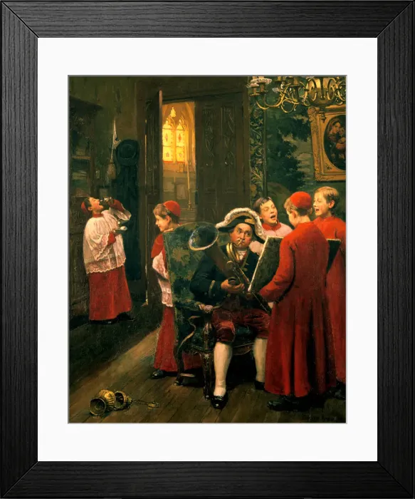 Framed Print : Children of Chorus, c1900-1930. Artist: Paul Charles Chocarne-Moreau Framed Print : Children of Chorus, c1900-1930. Artist: Paul Charles Chocarne-Moreau