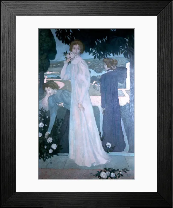 Framed Print : Portrait of Yvonne Lerolle, 1897. Artist: Maurice Denis Framed Print : Portrait of Yvonne Lerolle, 1897. Artist: Maurice Denis