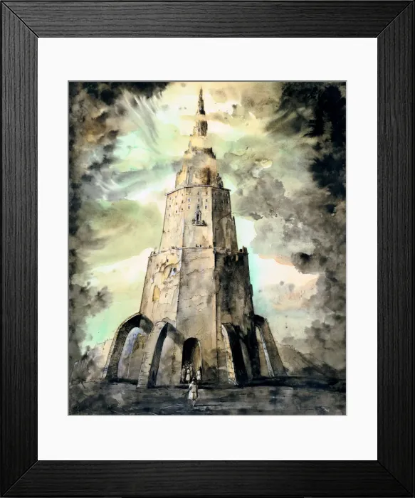 Framed Print : The Tower, c1850-1890. Artist: Stanislas Lepine Framed Print : The Tower, c1850-1890. Artist: Stanislas Lepine