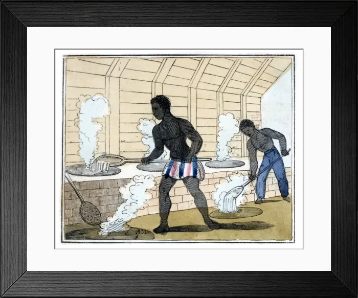 Framed Print : Boiling and Cooling the Sugar, 1826. Artist: Amelia Alderson Opie Framed Print : Boiling and Cooling the Sugar, 1826. Artist: Amelia Alderson Opie