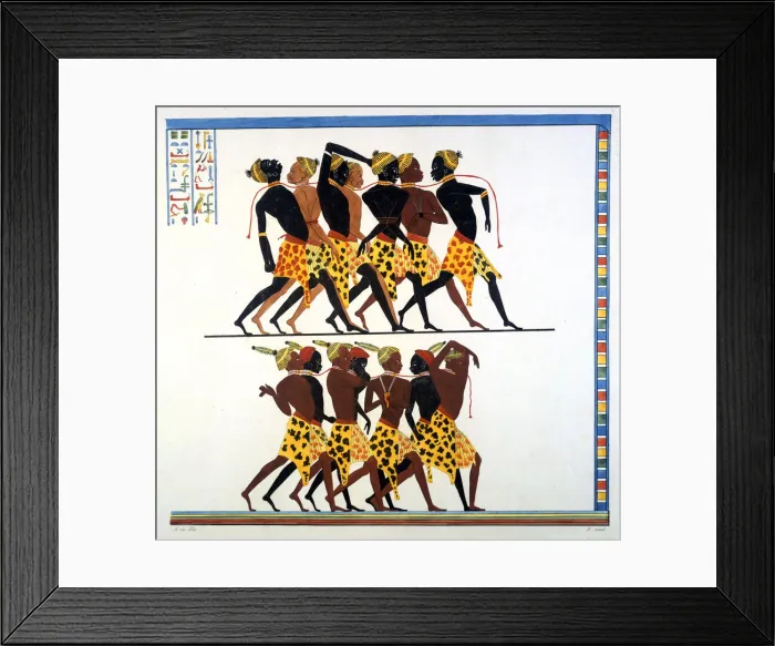 Framed Print : Nubian Slaves, 1832-1840 Framed Print : Nubian Slaves, 1832-1840