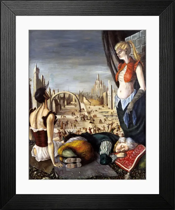 Framed Print : The Nightmare, c1850-1890. Artist: Stanislas Lepine Framed Print : The Nightmare, c1850-1890. Artist: Stanislas Lepine