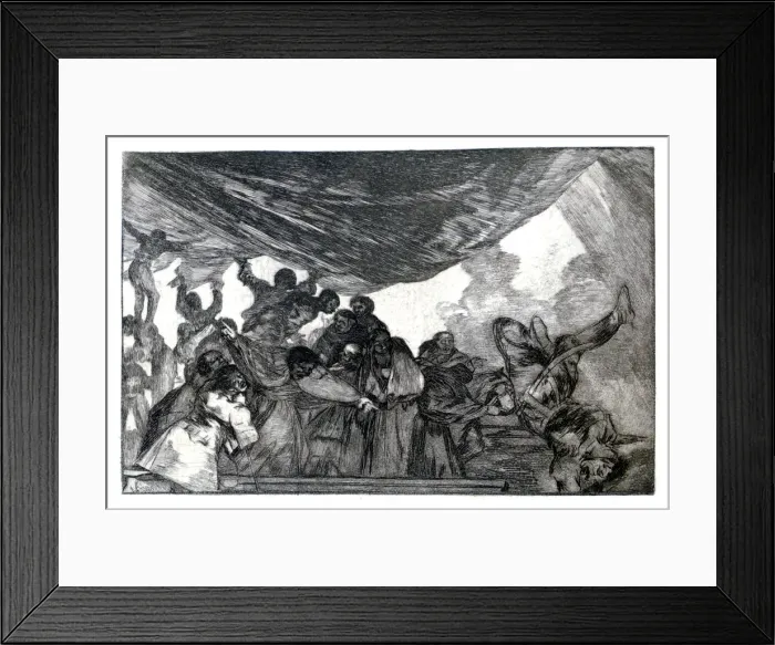 Framed Print : Clear Fantasy, 1819-1823. Artist: Francisco Goya Framed Print : Clear Fantasy, 1819-1823. Artist: Francisco Goya