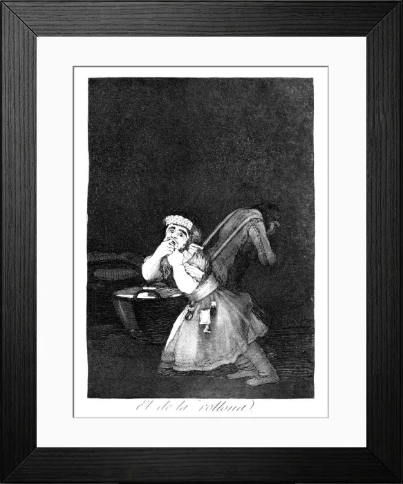Framed Print : Nannys boy, 1799. Artist: Francisco Goya Framed Print : Nannys boy, 1799. Artist: Francisco Goya