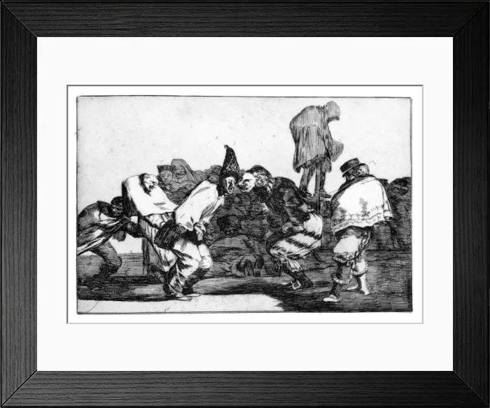 Framed Print : Carnival fantasy, 1819-1823. Artist: Francisco Goya Framed Print : Carnival fantasy, 1819-1823. Artist: Francisco Goya