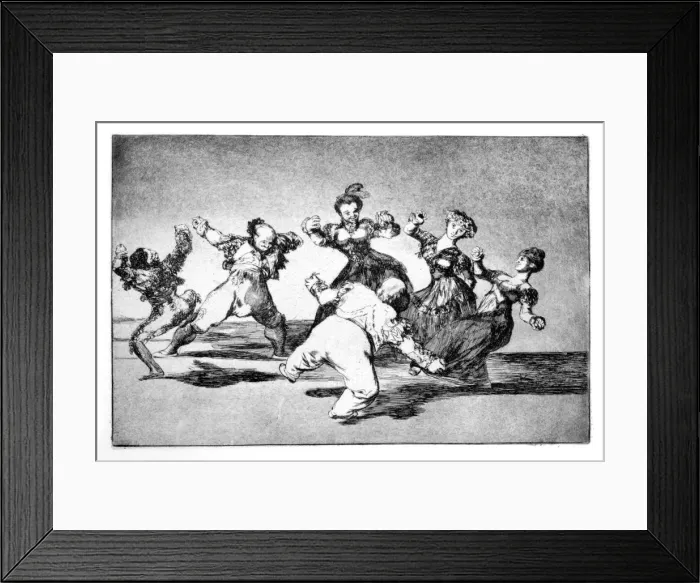 Framed Print : Happy fantasy, 1819-1823. Artist: Francisco Goya Framed Print : Happy fantasy, 1819-1823. Artist: Francisco Goya