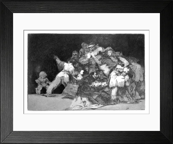 Framed Print : General Riddle, 1819-1823. Artist: Francisco Goya Framed Print : General Riddle, 1819-1823. Artist: Francisco Goya