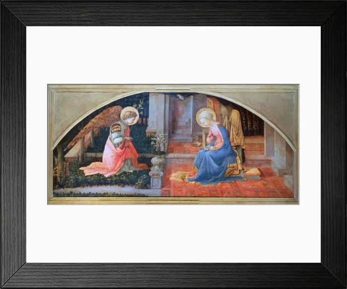 Framed Print : The Annunciation, c1450-1453. Artist: Filippino Lippi Framed Print : The Annunciation, c1450-1453. Artist: Filippino Lippi