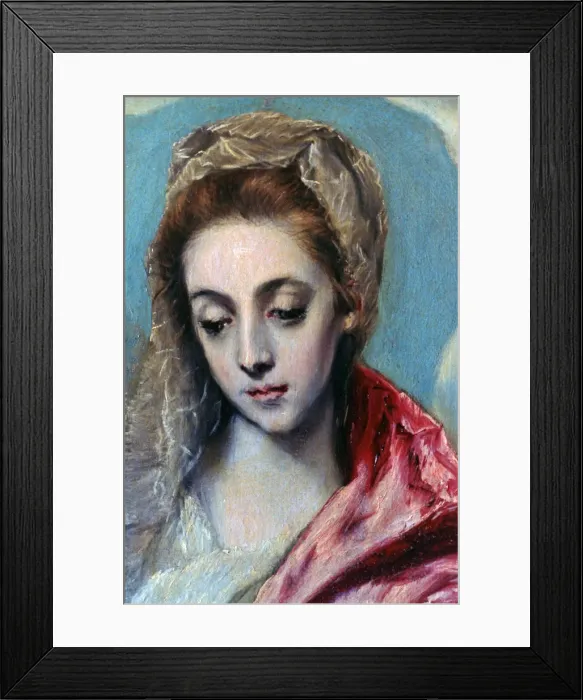Framed Print : Holy Family with St Anne (detail), c1590-1595. Artist: El Greco Framed Print : Holy Family with St Anne (detail), c1590-1595. Artist: El Greco