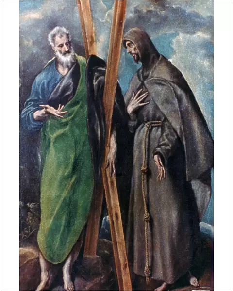 St Andrew and St Francis, c1590-1595. Artist: El Greco