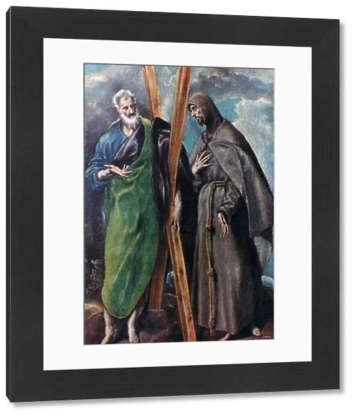 St Andrew and St Francis, c1590-1595. Artist: El Greco