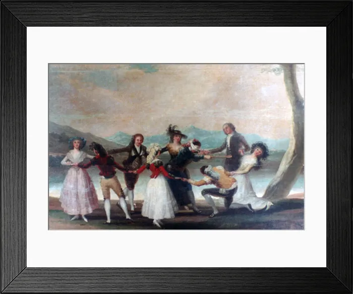 Framed Print : Blind Mans Buff, 1788-1789. Artist: Francisco Goya Framed Print : Blind Mans Buff, 1788-1789. Artist: Francisco Goya