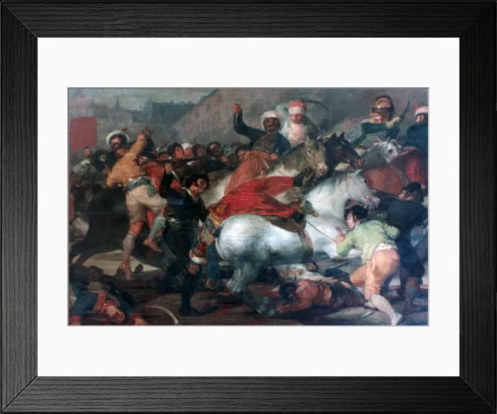 Framed Print : The Second of May 1808: Charge of the Mamelukes, 1814. Artist: Francisco Goya