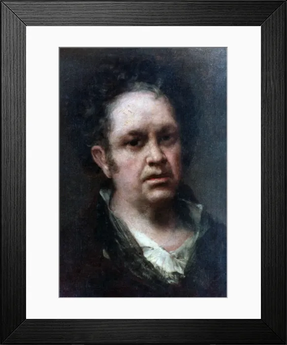 Framed Print : Self Portrait, 1815. Artist: Francisco Goya Framed Print : Self Portrait, 1815. Artist: Francisco Goya