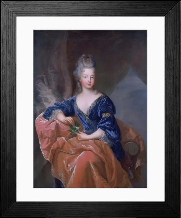 Framed Print : Mlle de Blois, c1840. Artist: Emile Isidore Deroy Framed Print : Mlle de Blois, c1840. Artist: Emile Isidore Deroy