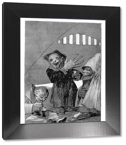 Hobgoblins, 1799. Artist: Francisco Goya