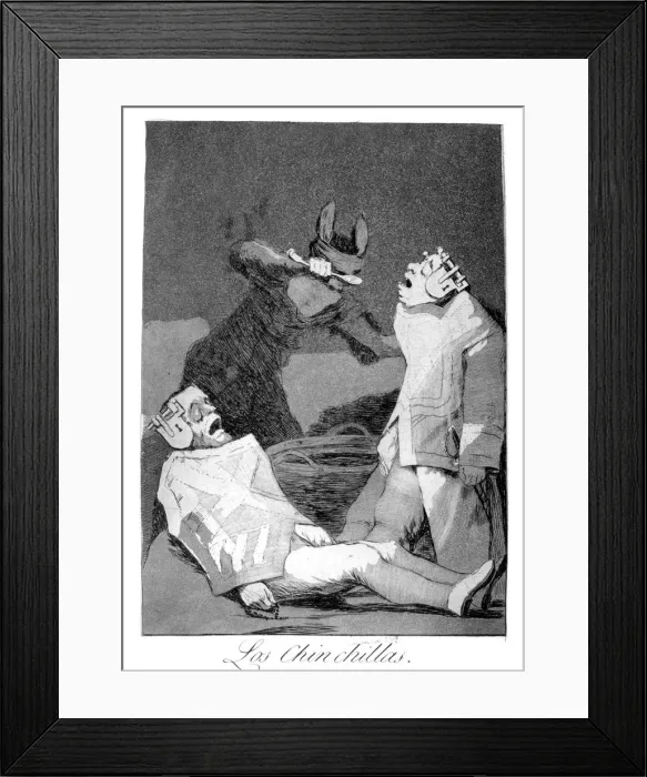 Framed Print : The Chinchillas, 1799. Artist: Francisco Goya Framed Print : The Chinchillas, 1799. Artist: Francisco Goya