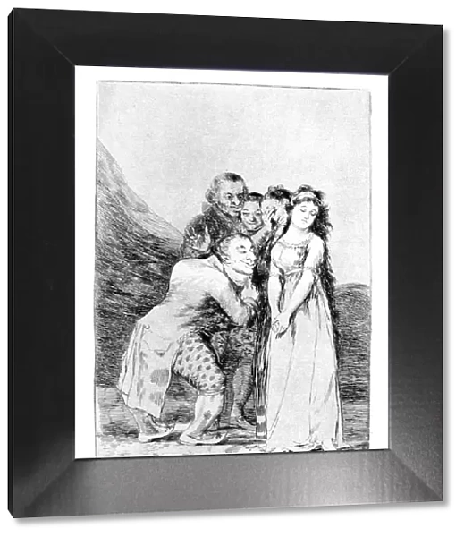 What a sacrifice!, 1799. Artist: Francisco Goya