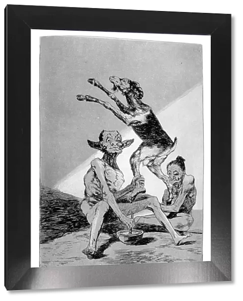 Wait till you ve been anointed, 1799. Artist: Francisco Goya