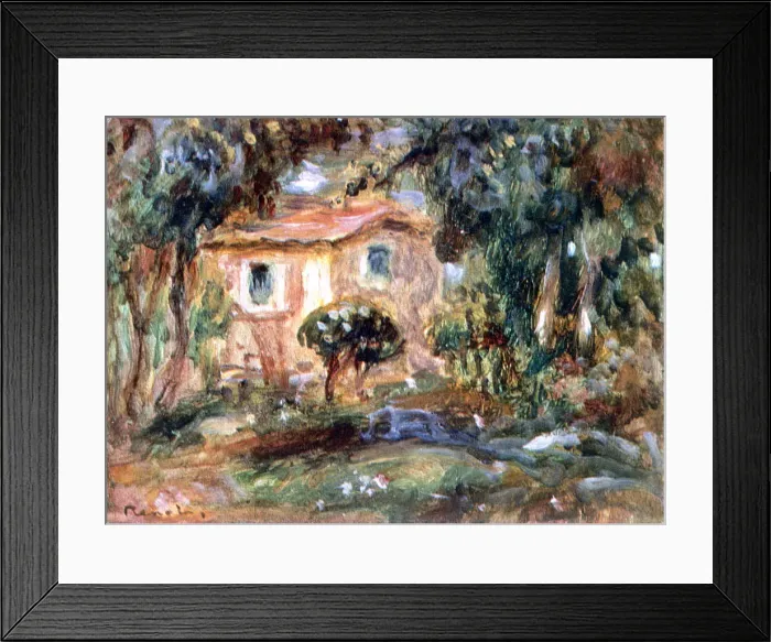 Framed Print : Landscape, le Cannet, 1902. Artist: Pierre-Auguste Renoir Framed Print : Landscape, le Cannet, 1902. Artist: Pierre-Auguste Renoir