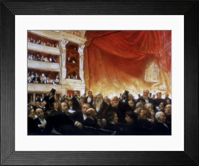Framed Print : An Interval with the Comedie Francaise, 1886. Artist: Edouard Joseph Dantan Framed Print : An Interval with the Comedie Francaise, 1886. Artist: Edouard Joseph Dantan