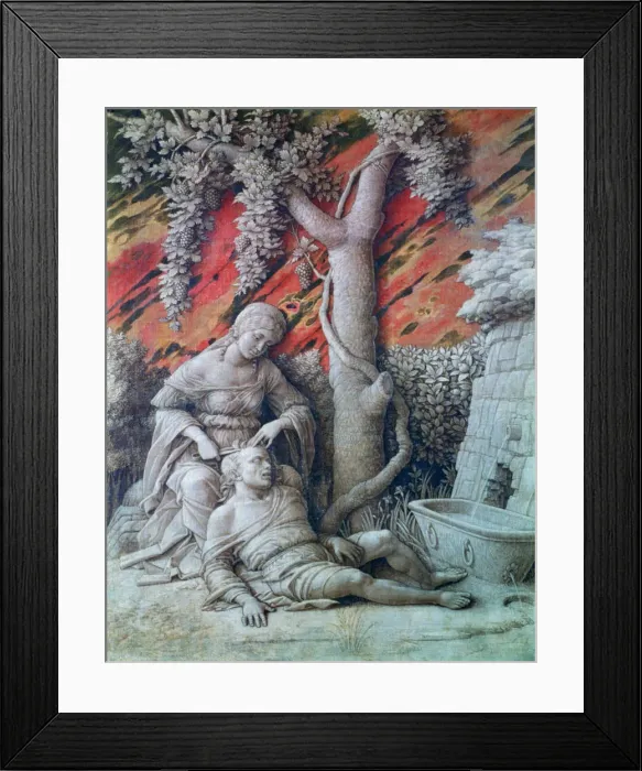 Framed Print : Samson and Delilah, c1500. Artist: Andrea Mantegna Framed Print : Samson and Delilah, c1500. Artist: Andrea Mantegna