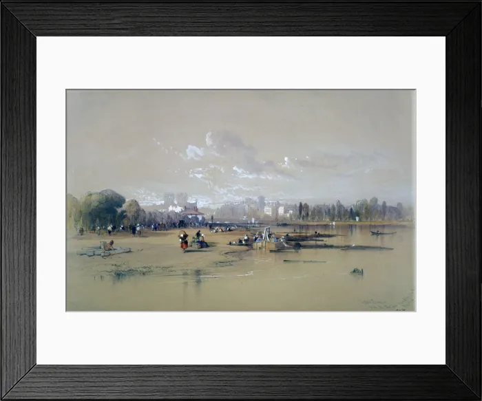 Framed Print : Notre Dame from the Pont du Jardin du Roi, Paris, c1835-1890. Artist: Thomas Miles Richardson II Framed Print : Notre Dame from the Pont du Jardin du Roi, Paris, c1835-1890. Artist: Thomas Miles Richardson II