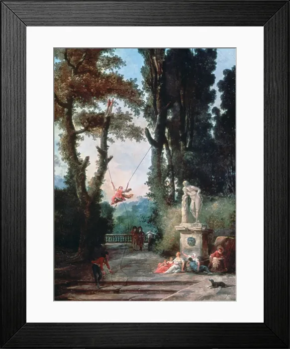 Framed Print : The Swing, c1777. Artist: Robert Hubert Framed Print : The Swing, c1777. Artist: Robert Hubert