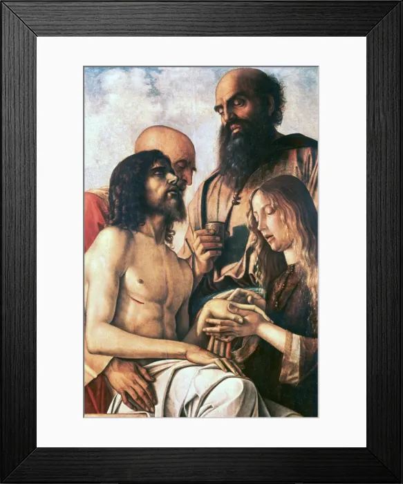 Framed Print : The Entombment, c1450-1516. Artist: Giovanni Bellini Framed Print : The Entombment, c1450-1516. Artist: Giovanni Bellini