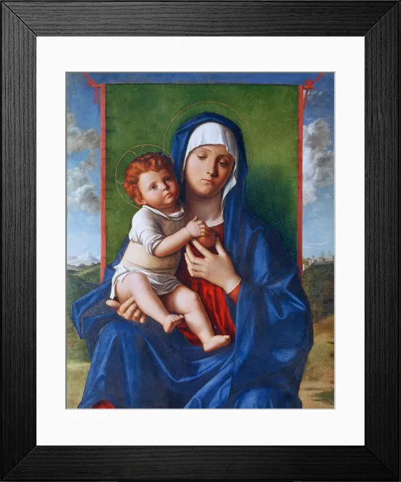 Framed Print : The Virgin and Child, c1480-1490. Artist: Giovanni Bellini Framed Print : The Virgin and Child, c1480-1490. Artist: Giovanni Bellini
