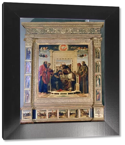 Pala di Pesaro altarpiece, c1474. Artist: Giovanni Bellini