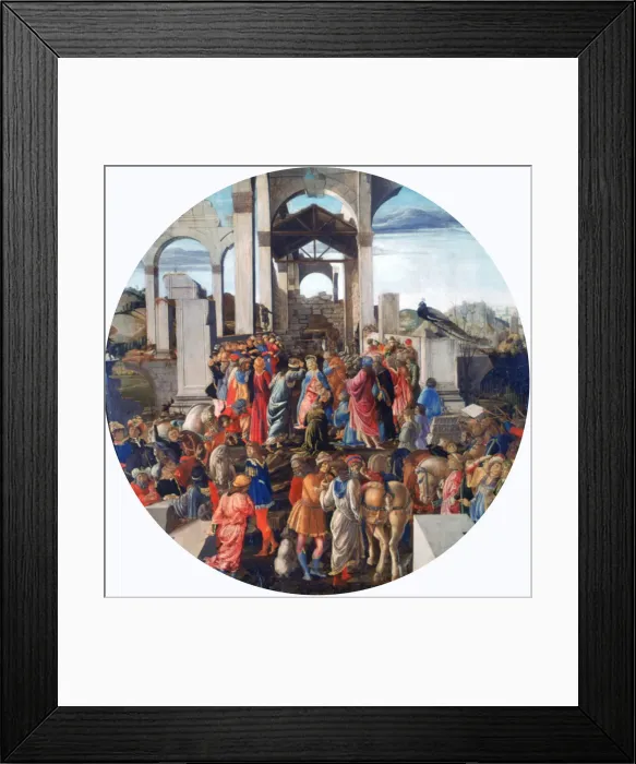 Framed Print : The Adoration of the Kings, c1470-1475. Artist: Sandro Botticelli Framed Print : The Adoration of the Kings, c1470-1475. Artist: Sandro Botticelli