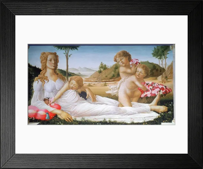Framed Print : An Allegory, 1490-1550. follower of Botticelli Framed Print : An Allegory, 1490-1550. follower of Botticelli