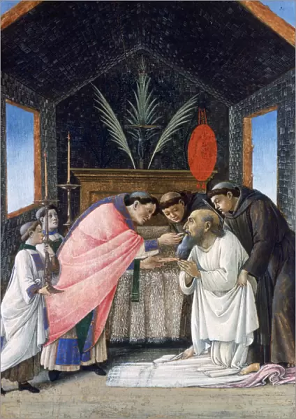 The Last Communion of St Jerome, c1495. Artist: Sandro Botticelli