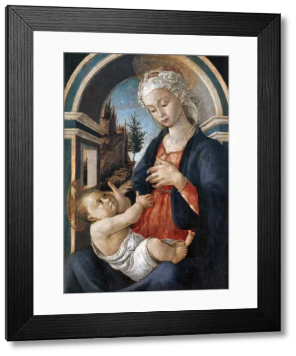 Framed Print : Virgin and Child, c1444-1510. Artist: Sandro Botticelli Framed Print : Virgin and Child, c1444-1510. Artist: Sandro Botticelli