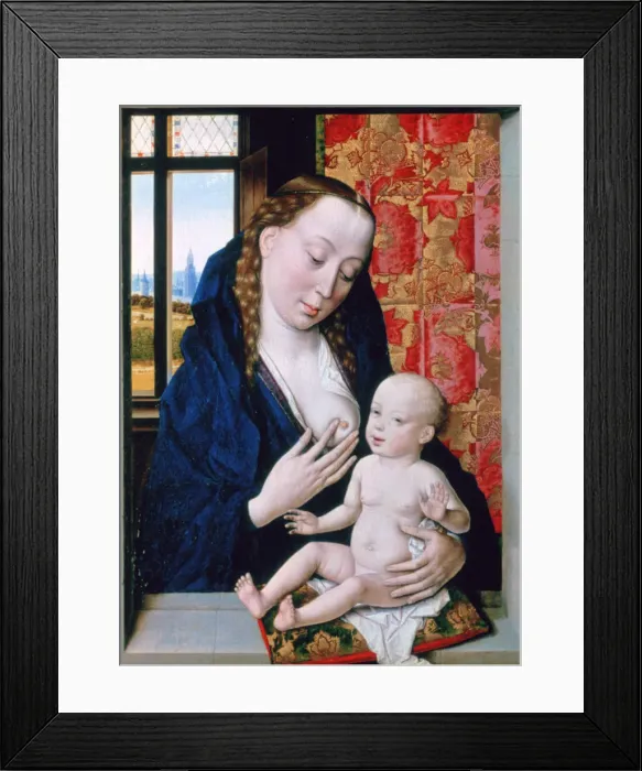 Framed Print : Mary and Child, c1465. Artist: Dieric Bouts Framed Print : Mary and Child, c1465. Artist: Dieric Bouts