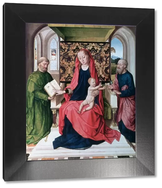 The Virgin and Child with Saints, 1460 s. Artist: Dieric Bouts