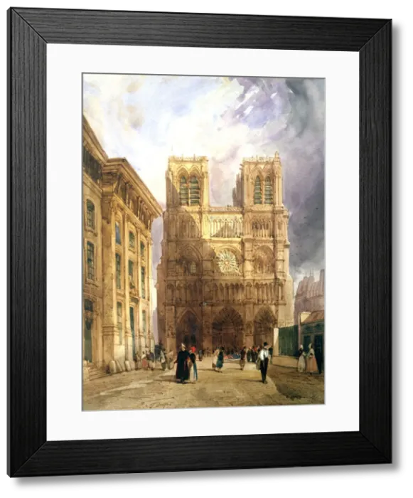 Framed Print : The Cathedral of Notre Dame, 1836. Artist: Thomas Shotter Boys Framed Print : The Cathedral of Notre Dame, 1836. Artist: Thomas Shotter Boys