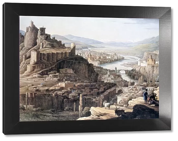 View of Tiflis, 1830. Artist: Nikandor Grigorievich Chernetsov
