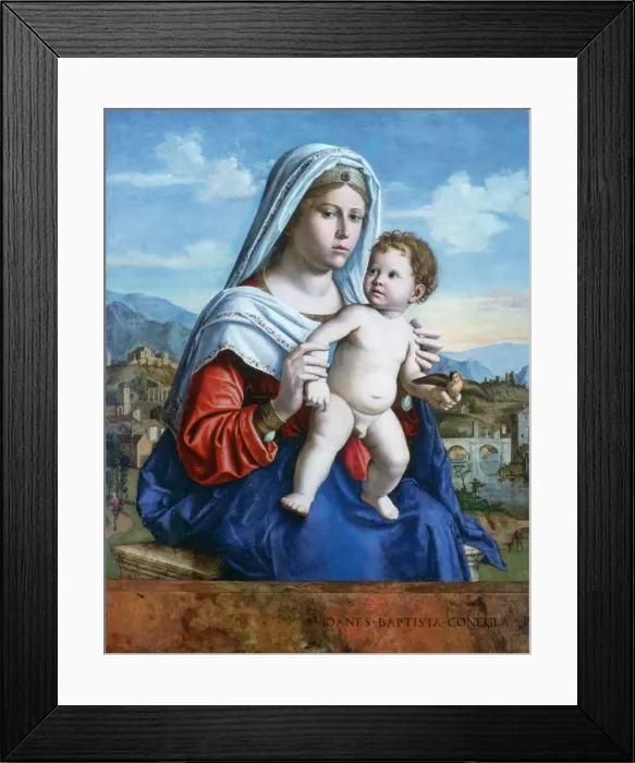 Framed Print : The Virgin and Child, c1505. Artist: Giovanni Battista Cima da Conegliano Framed Print : The Virgin and Child, c1505. Artist: Giovanni Battista Cima da Conegliano